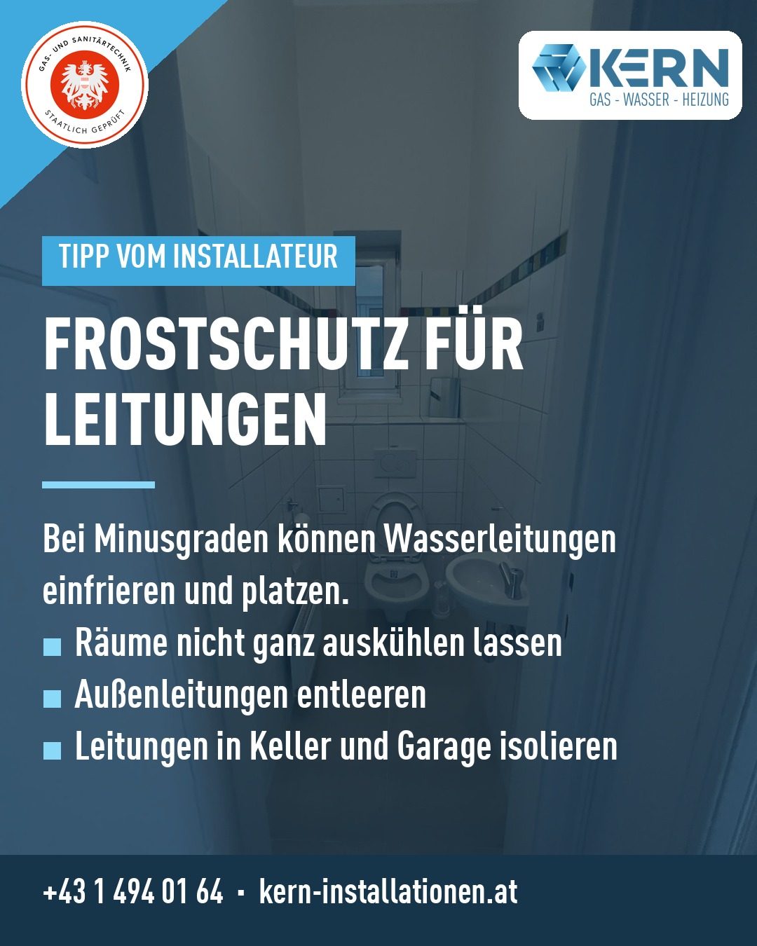 Frostschutz: So schützen Sie Ihre Wasserleitungen im Winter